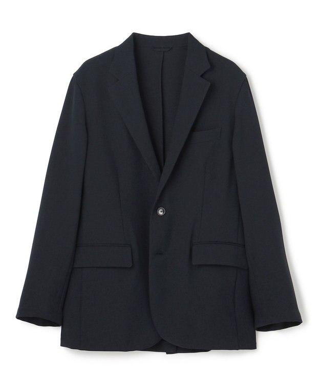 UNFILO MENS 【OCEANS 雑誌・web・YouTube 掲載】WOOL TOUCH 機能美ジャケット【東レ開発のウール見え高機能素材】 ネイビー