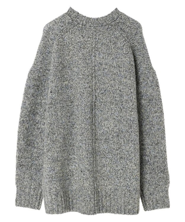 Green Parks ふわふわＭｉｘニットプルオーバー Black