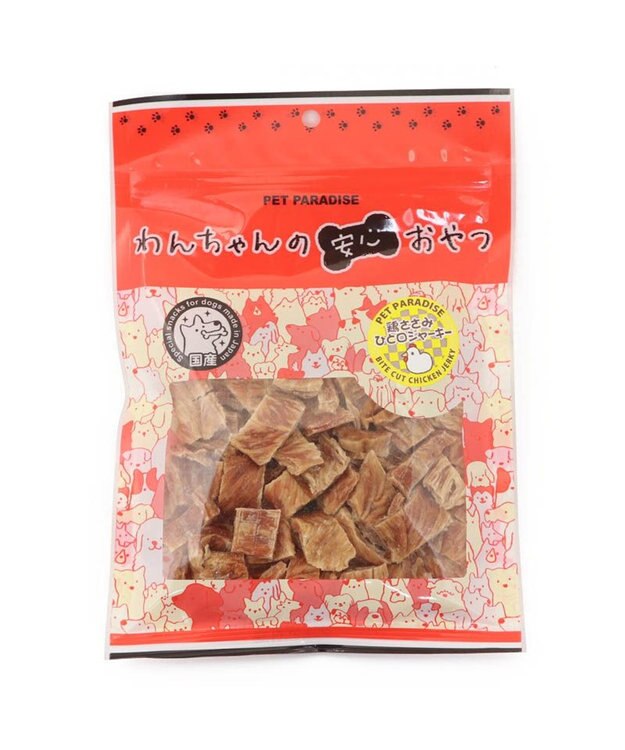 PET PARADISE ひとくち 鶏ささみ 大袋 140g 国産 -