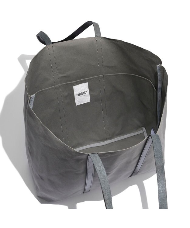 ACE BAGS & LUGGAGE 【雑誌掲載】UNTRACK PARK/TC コットン 横型トートバッグ XL 60064 アントラック グレー