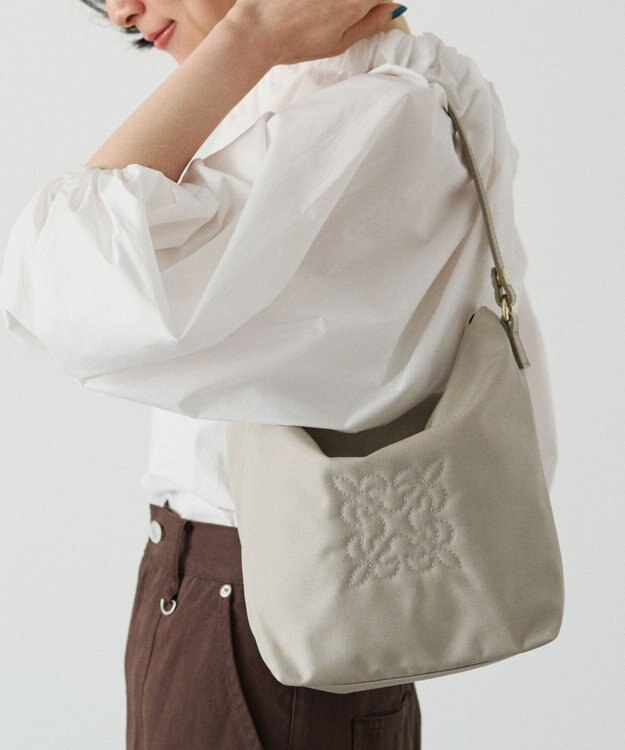 russet 《WEB限定》スタンダードミニショルダーバッグ <ナイロン>(CE-1719-WEB) L.Greige