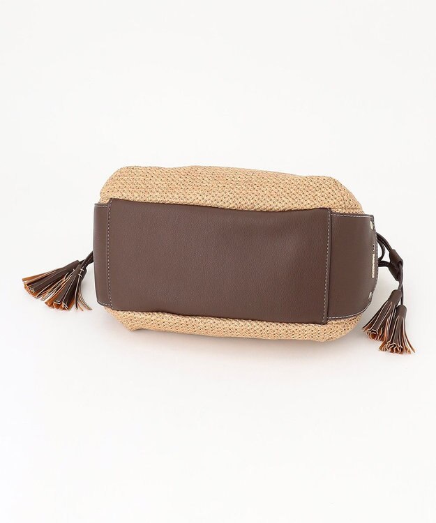 LA BAGAGERIE サイドタッセルサマートート　Sサイズ ベージュ