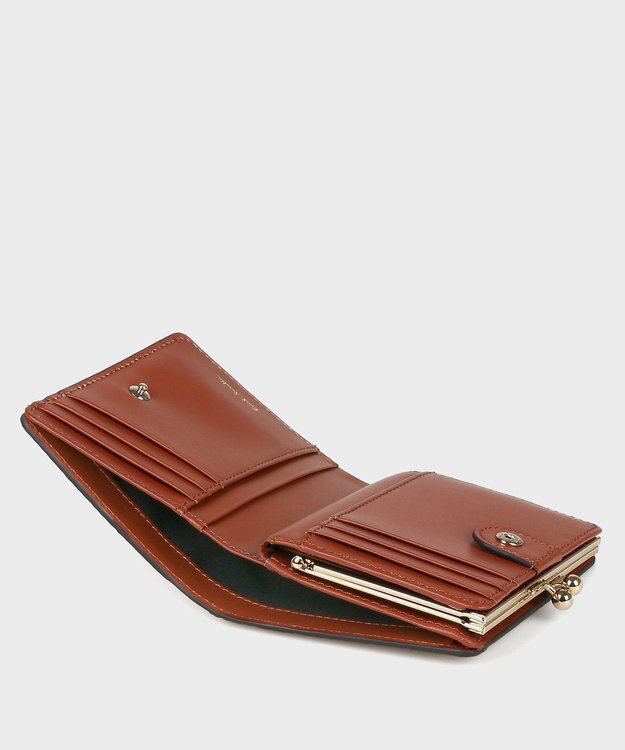 Paul Smith デイジーレザー がま口財布 イエロー