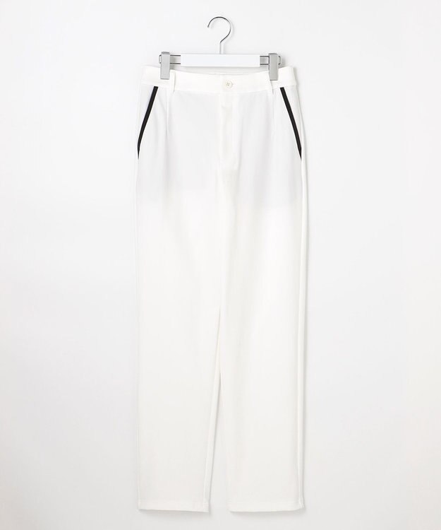 23区GOLF 【WOMEN】ハイゲージスムースパンツ ストレッチ ホワイト系