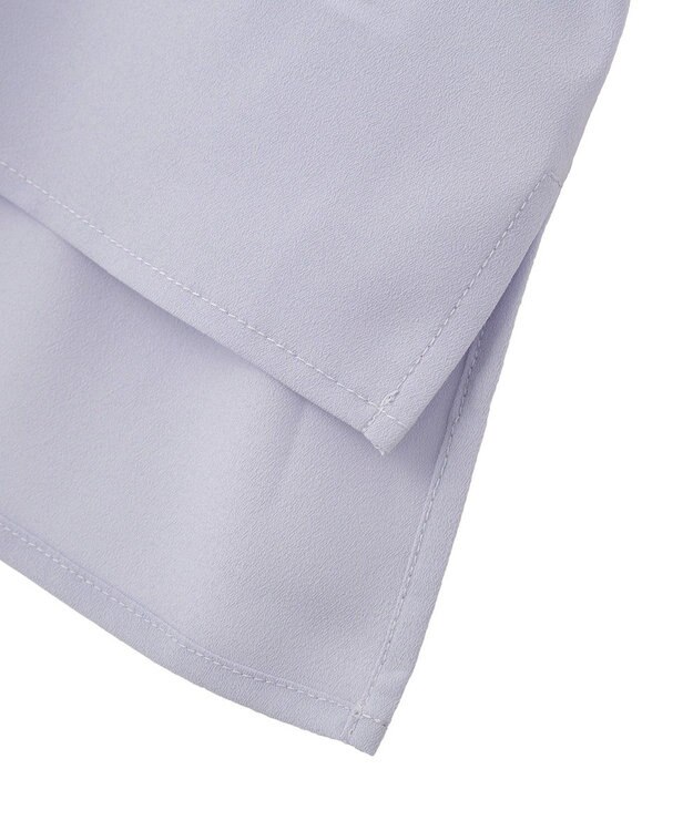 YECCA VECCA フリルデザインブラウス Sax