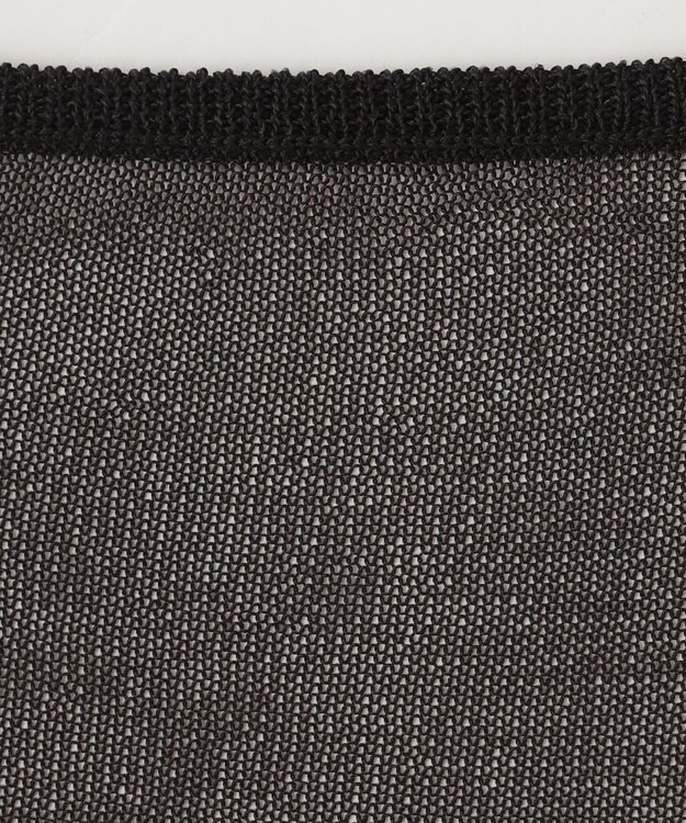 GRACE CONTINENTAL シアークルーニットトップ ブラック