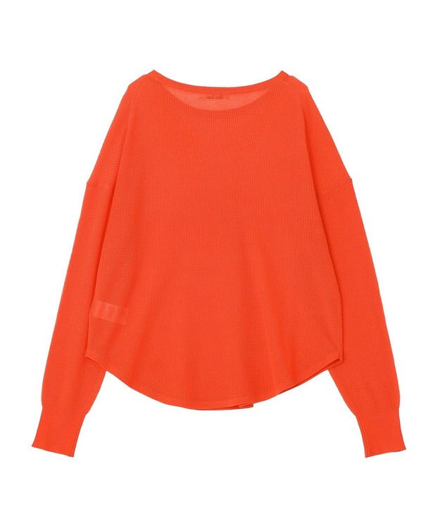 Green Parks シアーニットプルオーバー Orange