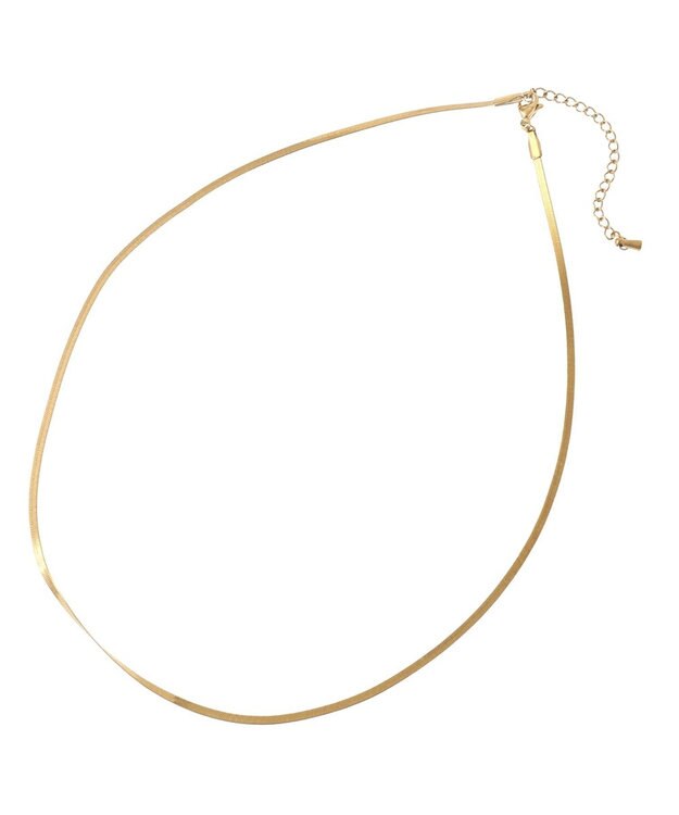 AMERICAN HOLIC ステンレス　シンプルチェーンネックレス Gold