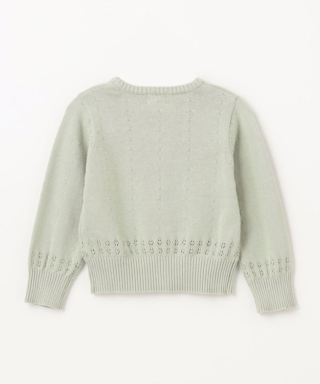 組曲 KIDS 【80-100㎝】クラシック カーディガン ミント系