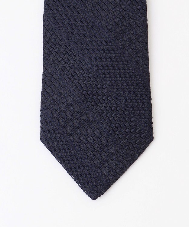 J.PRESS MEN 【JAPANESE SILK FRESCO TIE COLLECTION】ペンシルストライプ ネクタイ ネイビー系2