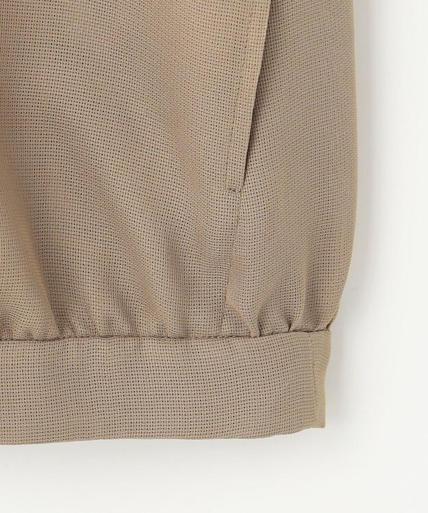 自由区 【洗える】メッシュ ブルゾン シナモン