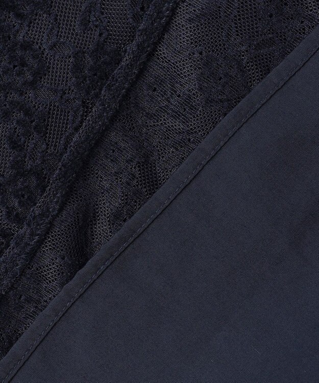 組曲 KIDS 【110-140㎝】スノウレース ワンピース ネイビー