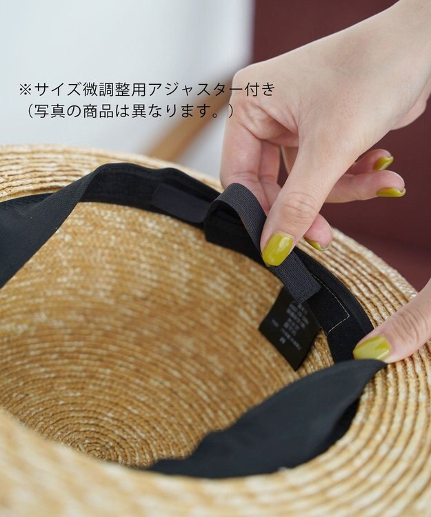 石田製帽 【UNISEX】 ビンテージストローハット キャノチエ ナチュラル