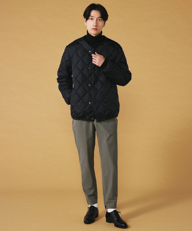 UNFILO 【MEN】UNFILO × TAION キルティングブルゾン ブラック系