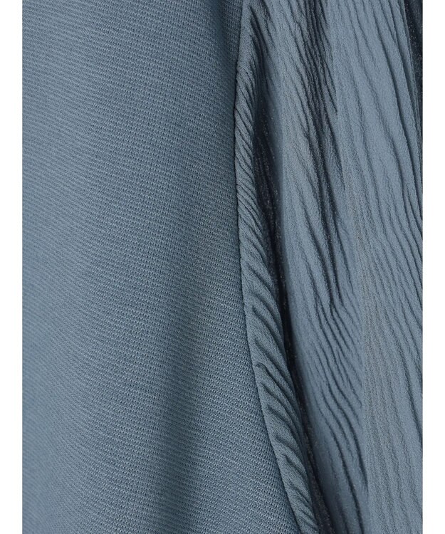 Green Parks マジョリカプリーツプルオーバー Sax