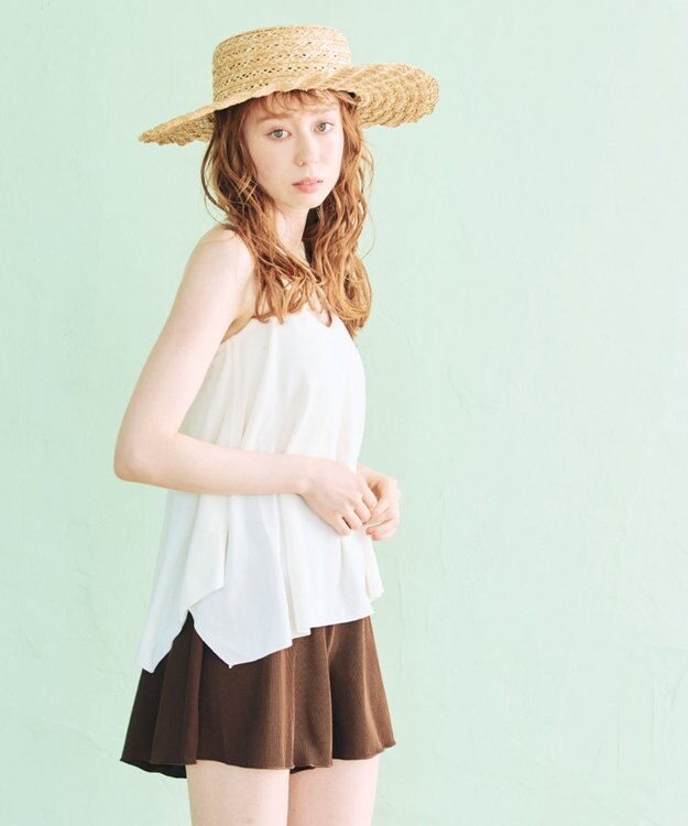 San-ai Resort（三愛水着楽園） 【SALE】３点セット水着　9M・11L【San-ai Resort（サンアイリゾート）】 ホワイト×ブラウン