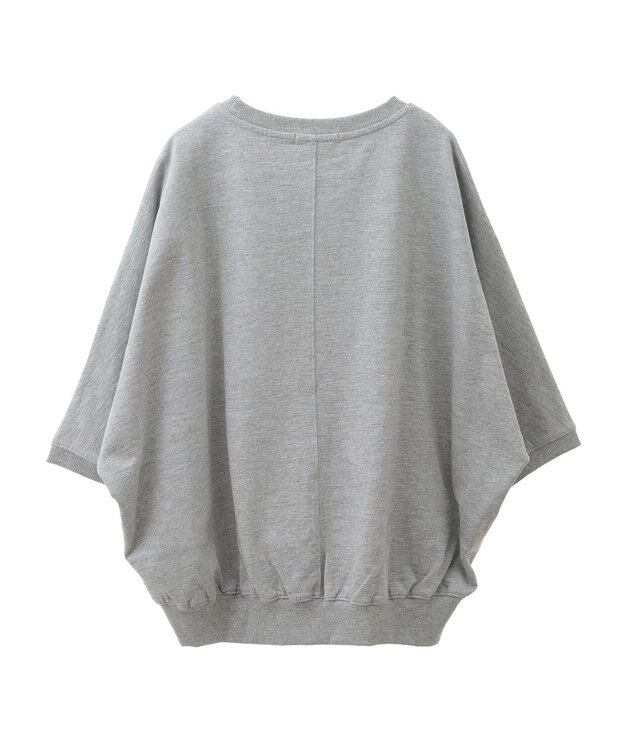 AMERICAN HOLIC ドルマンミニ裏毛プルオーバー② Light Gray Mixture