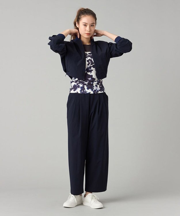 Chacott Chacott BALANCE UVケアタフタジップジャケット ネイビー