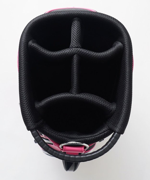 23区GOLF 【WOMEN】合皮×デニム調キャディバッグ 他と被らない 大人ピンクが初登場 ブラック系