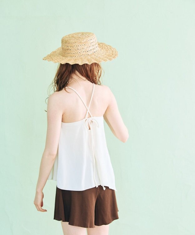 San-ai Resort（三愛水着楽園） 【SALE】３点セット水着　9M・11L【San-ai Resort（サンアイリゾート）】 ホワイト×ブラウン