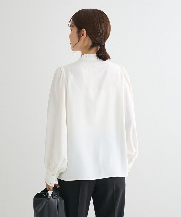 Green Parks ・ＥＬＥＮＣＡＲＥ　ＤＵＥ　ピンタックブラウス Off White