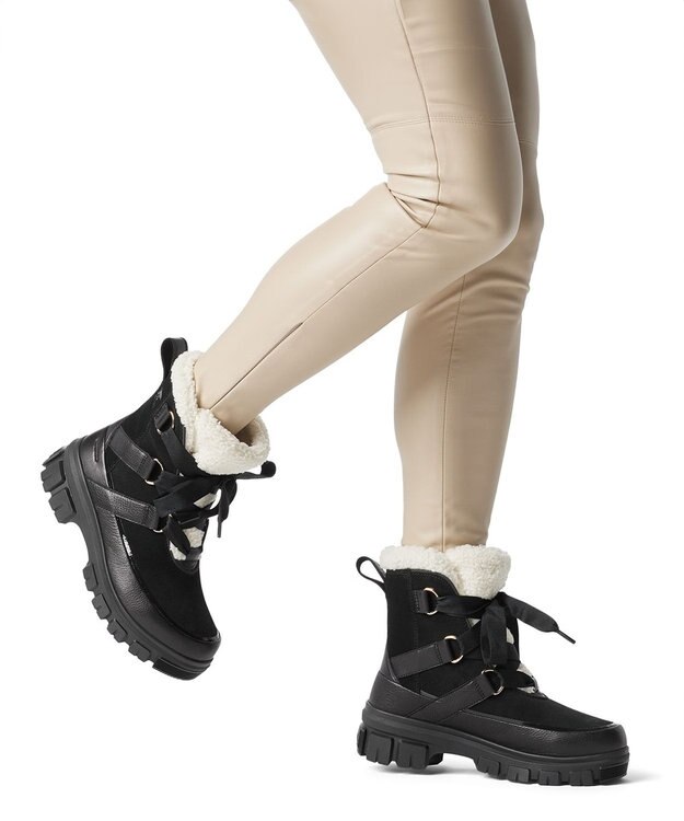 SOREL ティボリ5 リゾート　ウォータープルーフ Black, Chalk