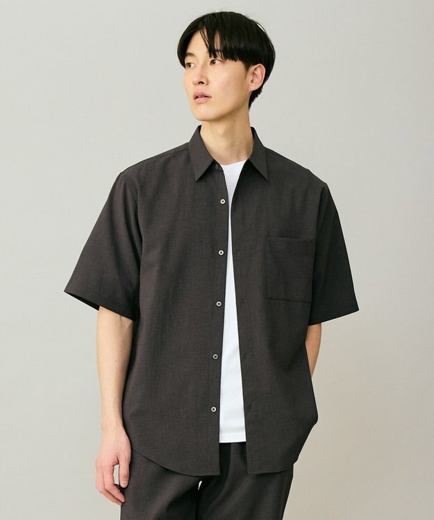 UNFILO MENS BREEZEMOVE 機能美シャツ チャコール