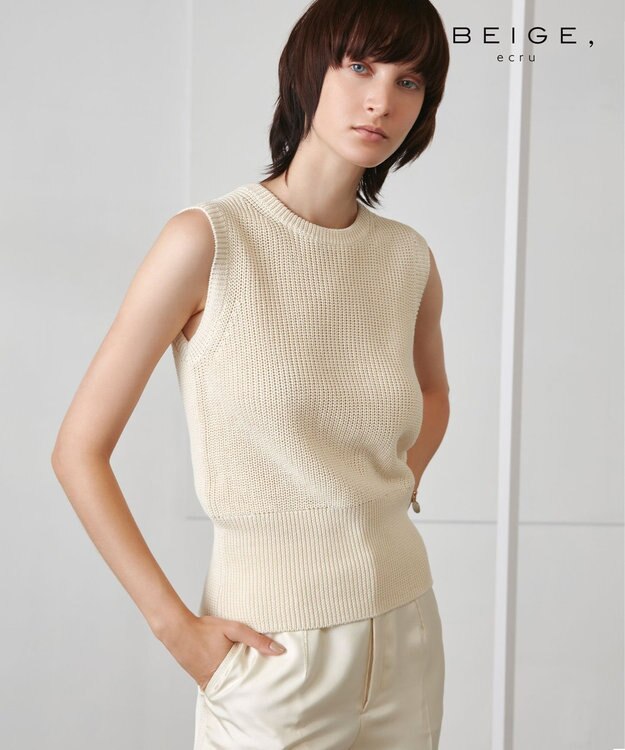 BEIGE， SHARRON / ニット Ecru