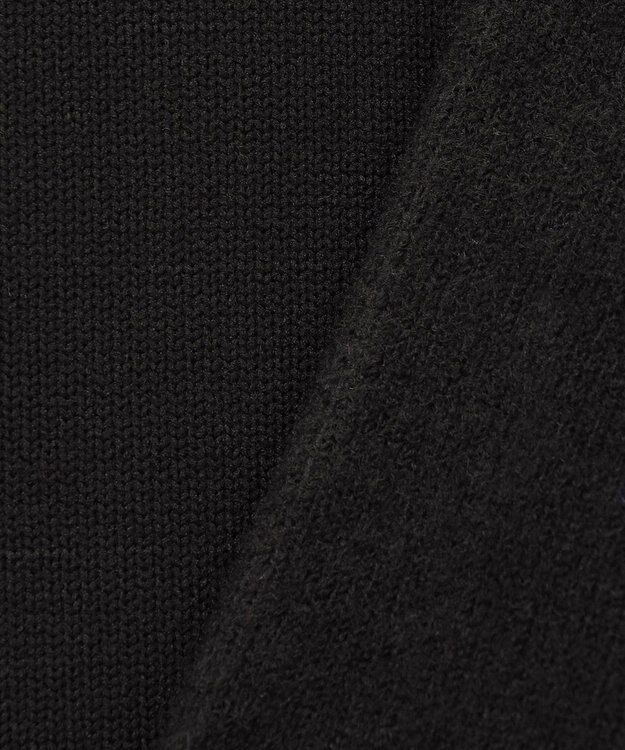 組曲 S プレーティングニットアウター ジャケット ブラック系