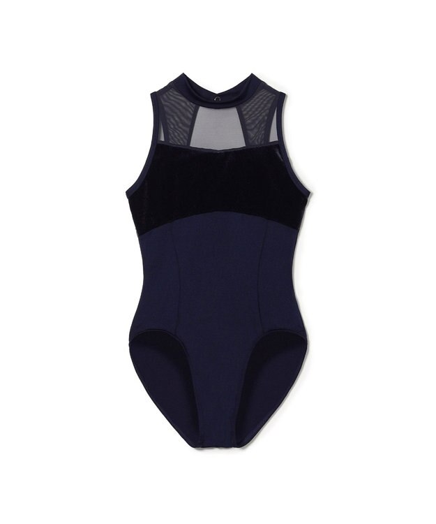 Chacott ハイネックレオタード ヴァイオレット