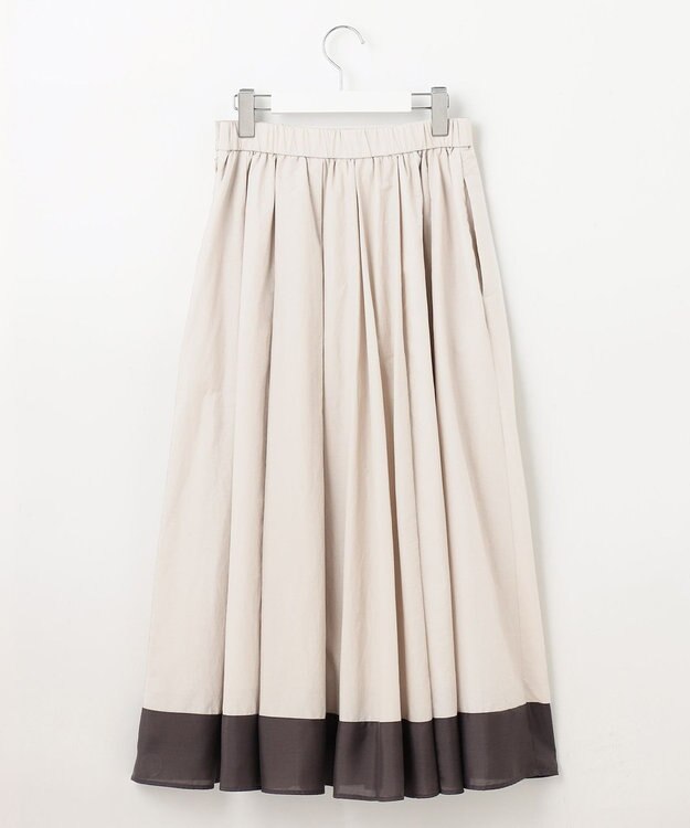 自由区 【UVケア・接触冷感・洗える】シアータック スカート ベージュ