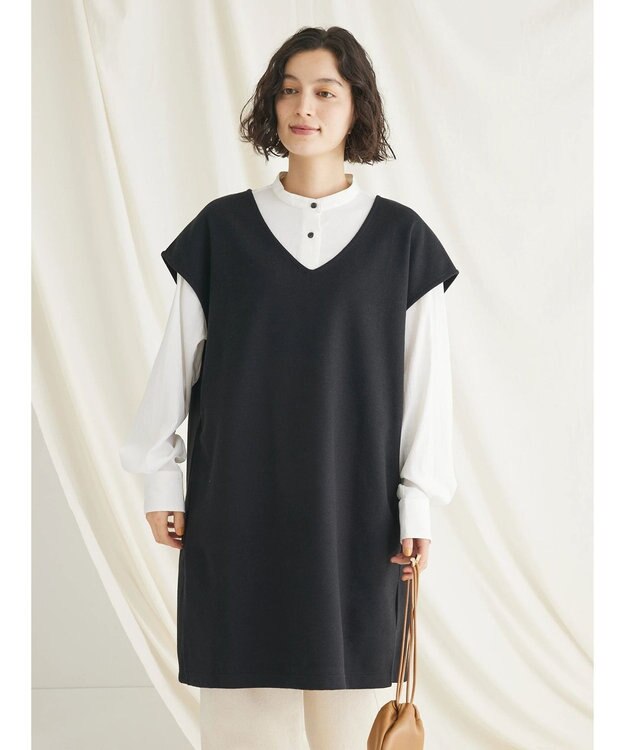 CRAFT STANDARD BOUTIQUE 圧縮ニットソージレ Black