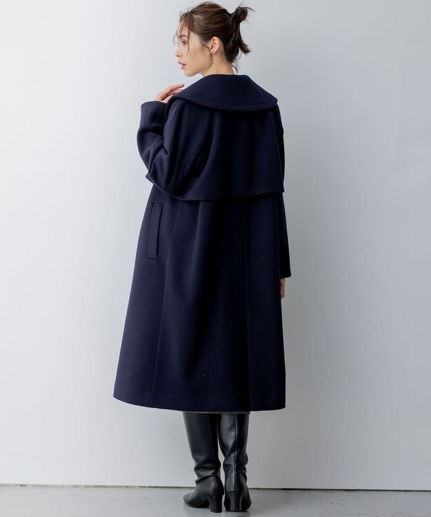 組曲 S 【WEB一部店舗限定】ライトビーバー トレンチライクコート ネイビー系