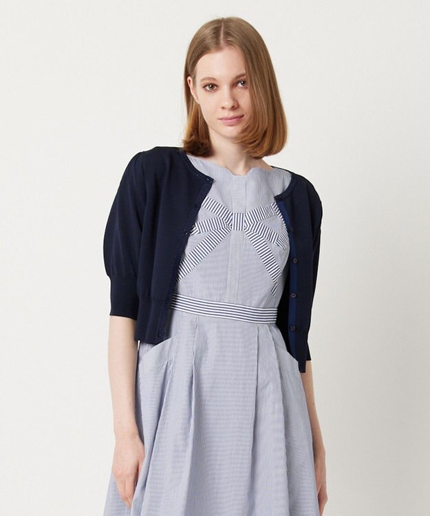 TOCCA 【接触冷感・UV90%以上カット・洗える】BALOON カーディガン ネイビー系