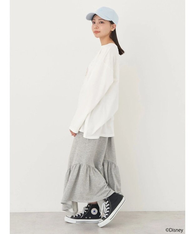 earth music&ecology Ｄｉｓｎｅｙ／キラキラフィガロロンＴ White