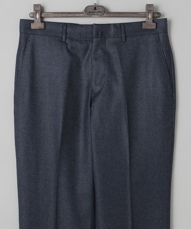 GOTAIRIKU 【保温性/ストレッチ/シワになりにくい】サキソニーストレッチパンツ_ノータック(25年モデル） ネイビー系