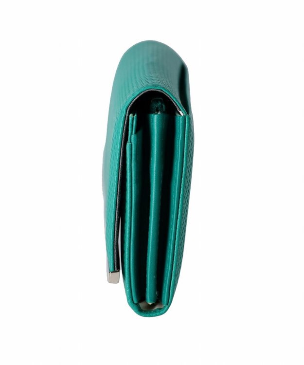 tsumori chisato CARRY クロスエンボス 長財布 グリーン