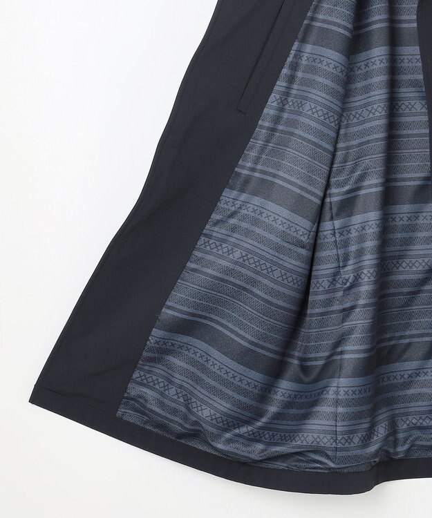 JOSEPH ABBOUD 【キングサイズ・サスティナブル素材/JAPANファブリック/撥水加工/マルチシーン対応】キューブテックス ステンカラー コート ネイビー系