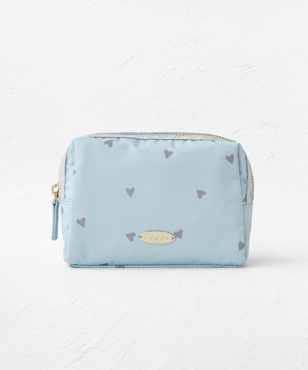 TOCCA 【撥水】DANCING LOVE POUCH ポーチ スカイブルー系
