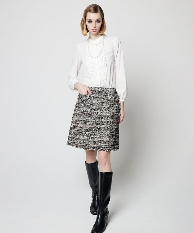 TOCCA CAMELOT TWEED スカート ブラック系