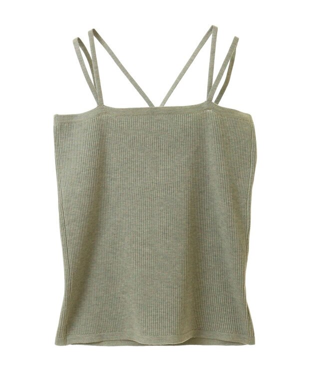 earth music&ecology ＳＥＴ２点クロスニット＋キャミソール Mint