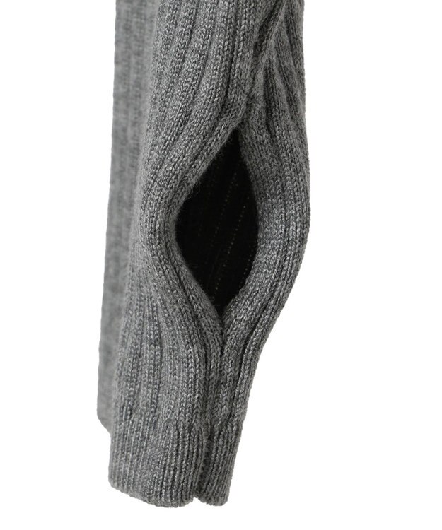 CRAFT STANDARD BOUTIQUE ウォッシャブルリブタートルニットプルオーバー Light Gray