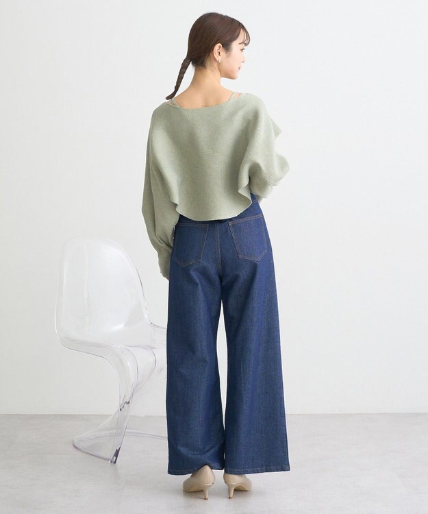 earth music&ecology ＳＥＴ２点クロスニット＋キャミソール Mint