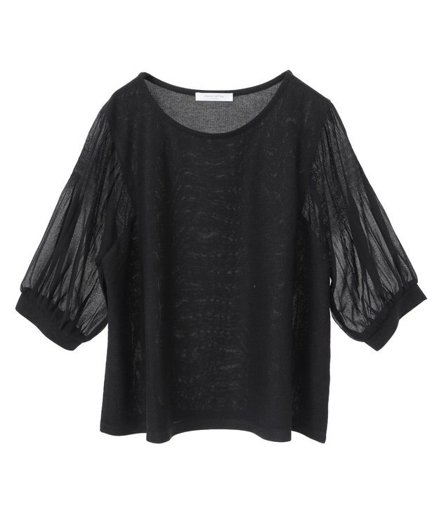 Green Parks マジョリカスリーブプルオーバー Black