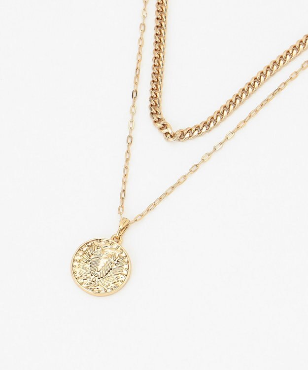 23区 2WAYチェーンコイン ネックレス ゴールド系