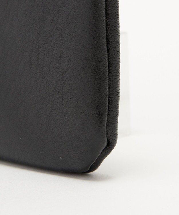 russet カラビナ付き ソフトレザーマルチケース(Z-211) Black