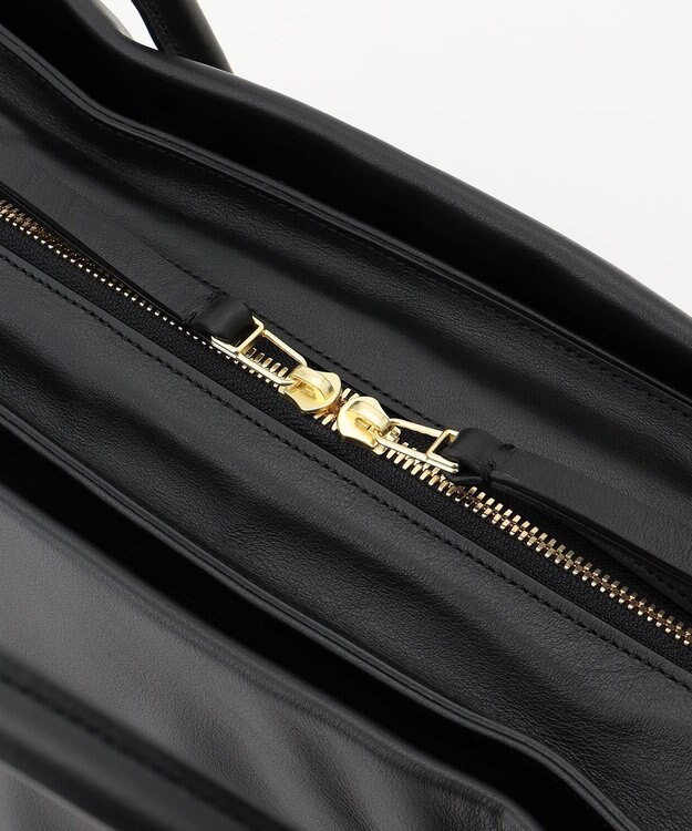 BEIGE， 【一部店舗限定】MARY AL TERNA /  RIKYU レザートートバック Black