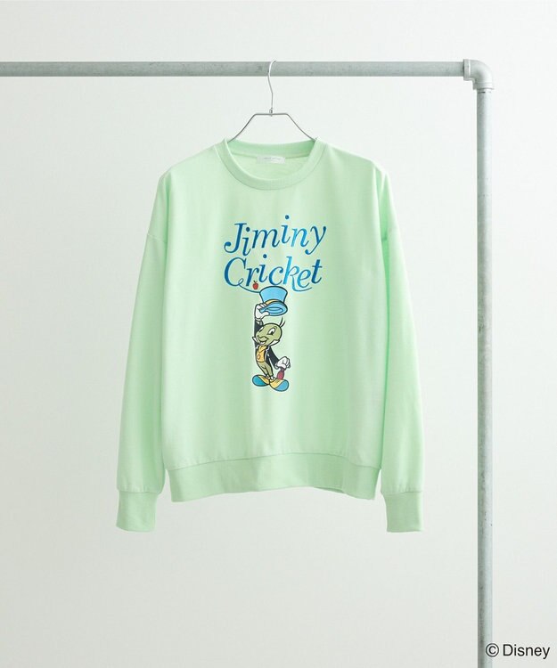 Green Parks ピノキオ／刺繍ミニ裏毛プルオーバー Light Green