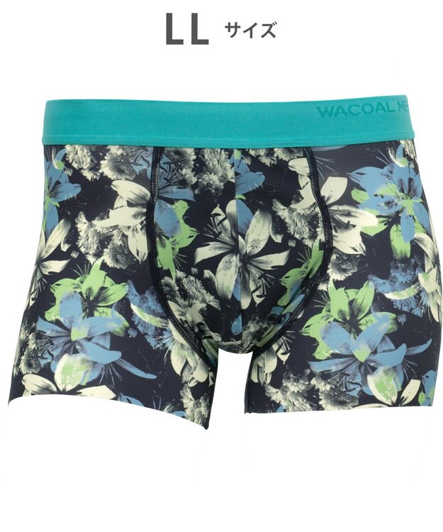 WACOAL MEN ボクサーパンツ　【気持ちいいパンツ】　動きにフィット　前閉じ　/ワコールメン　WT3419 ターコイズ