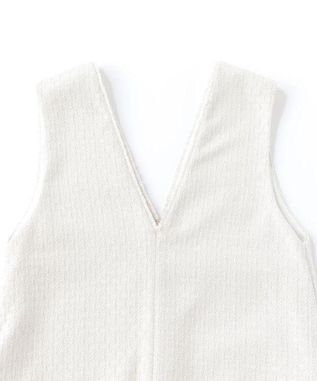 UNFILO ツイード ジャンスカ ベージュ